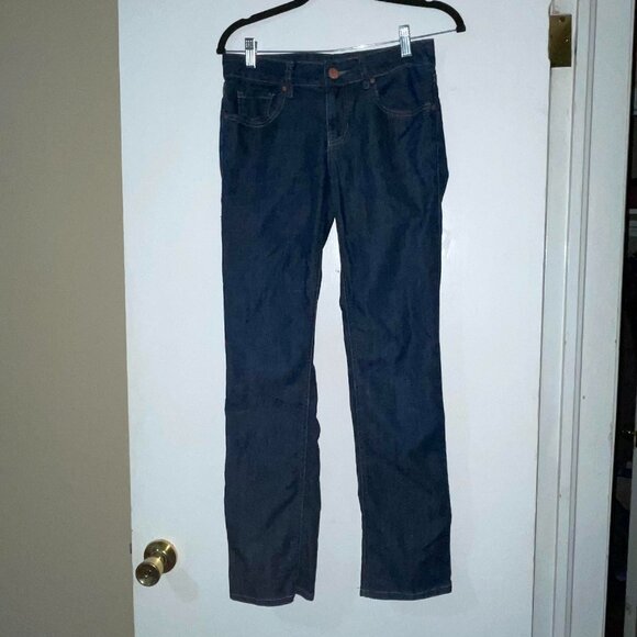 CAbi Jeans Straight Leg Blue Jeans Size 2 - Picture 1 of 7